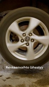 Renkaanvaihtokausi lähestyy!