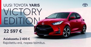 🚗 Voittajan valinta – Toyota Yaris Victory Edition!