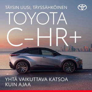 Täysin uusi täyssähköinen Toyota C-HR+